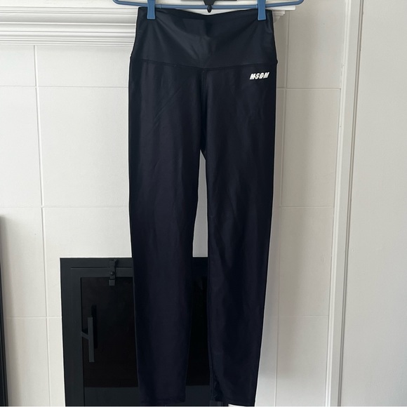 MSGM black high shine legging - Picture 2 of 6